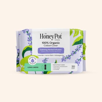 Organic Cotton Cover Calming Herbal Infusion Long Liners